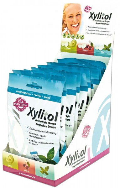 Xylitol Drops Kirsche Display 12x60g Drops Pa