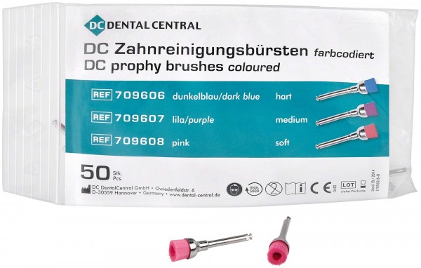 DC ZR-Bürsten pink soft Pa 50