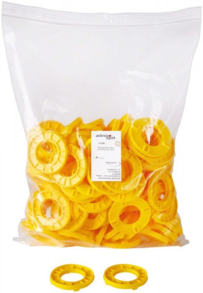 Montageplatten Basic f.adesso split gelb Pa 100