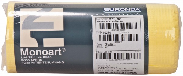 Monoart Patientenumhänge PG30 gelb 61x53cm Ro 80