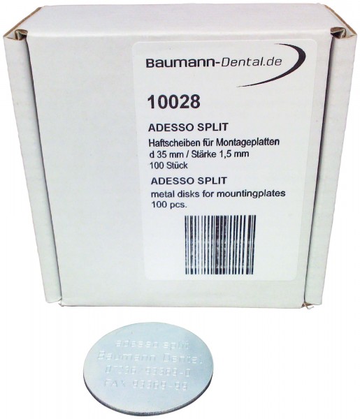 adesso split Haftscheiben galvanisch veredelt Pa 100