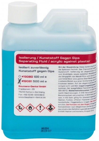 Isolierung Nachfüllbehälter Kanister 500ml