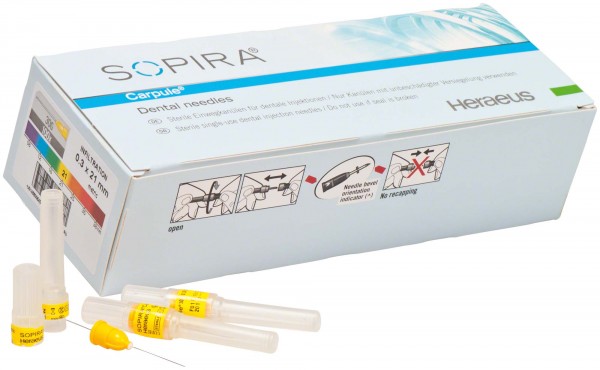 Sopira Carpule Kanüle S 0,3/21mm Pa 100