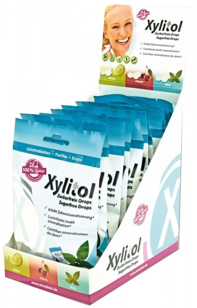 Xylitol Drops Melone Display 12x60g Drops Pa
