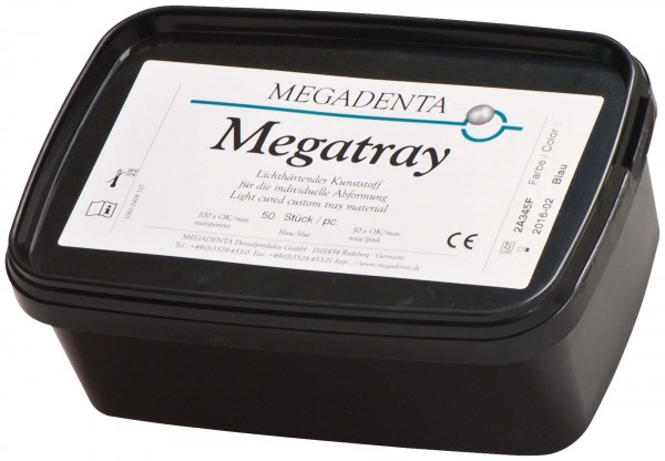 Megatray Löffelplatten OK blau Pa 50