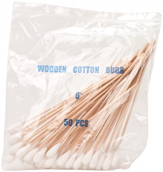 Wattestäbchen 150mm großer Kopf Pa 50