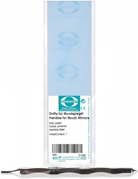 Mundspiegelgriff SS-Stiel hohl poliert St